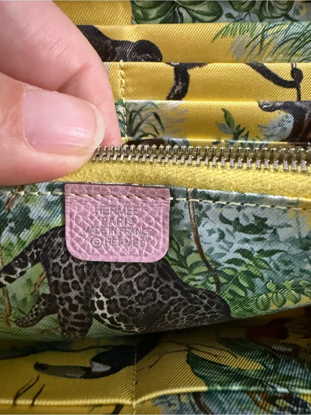 Hermès Silk'In Classique Long Wallet